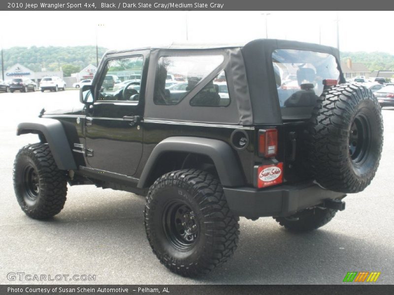 Black / Dark Slate Gray/Medium Slate Gray 2010 Jeep Wrangler Sport 4x4