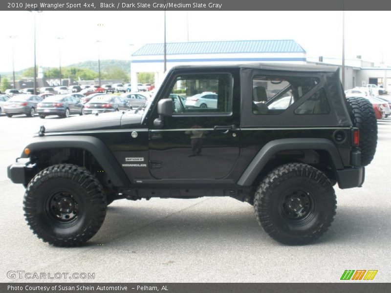 Black / Dark Slate Gray/Medium Slate Gray 2010 Jeep Wrangler Sport 4x4
