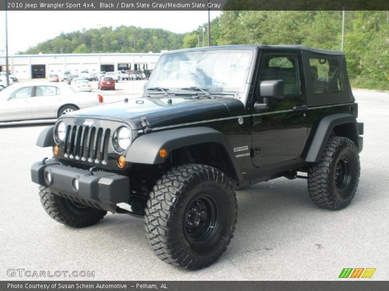 Black / Dark Slate Gray/Medium Slate Gray 2010 Jeep Wrangler Sport 4x4