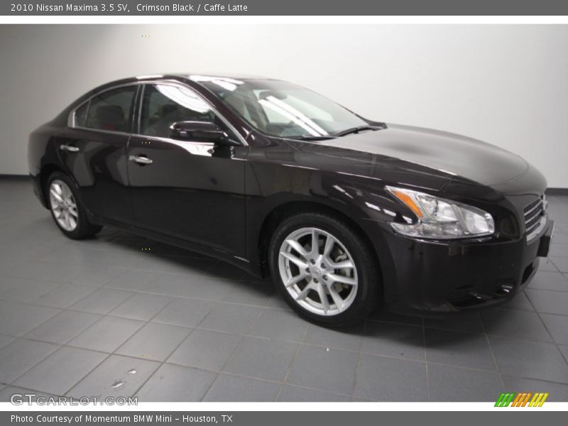 Crimson Black / Caffe Latte 2010 Nissan Maxima 3.5 SV