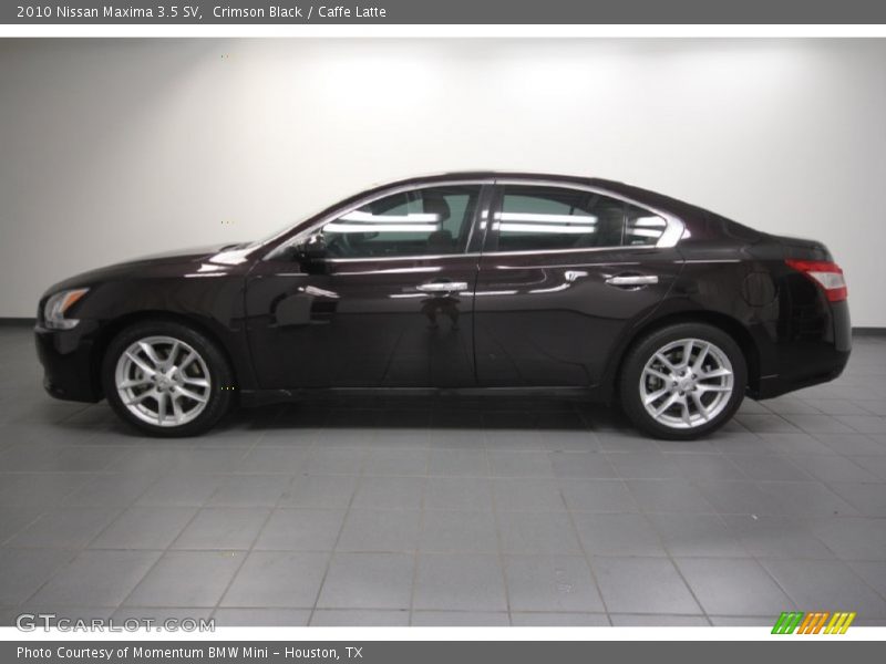 Crimson Black / Caffe Latte 2010 Nissan Maxima 3.5 SV
