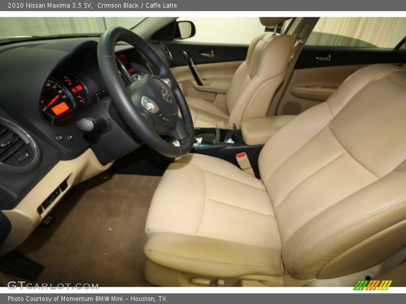 Crimson Black / Caffe Latte 2010 Nissan Maxima 3.5 SV