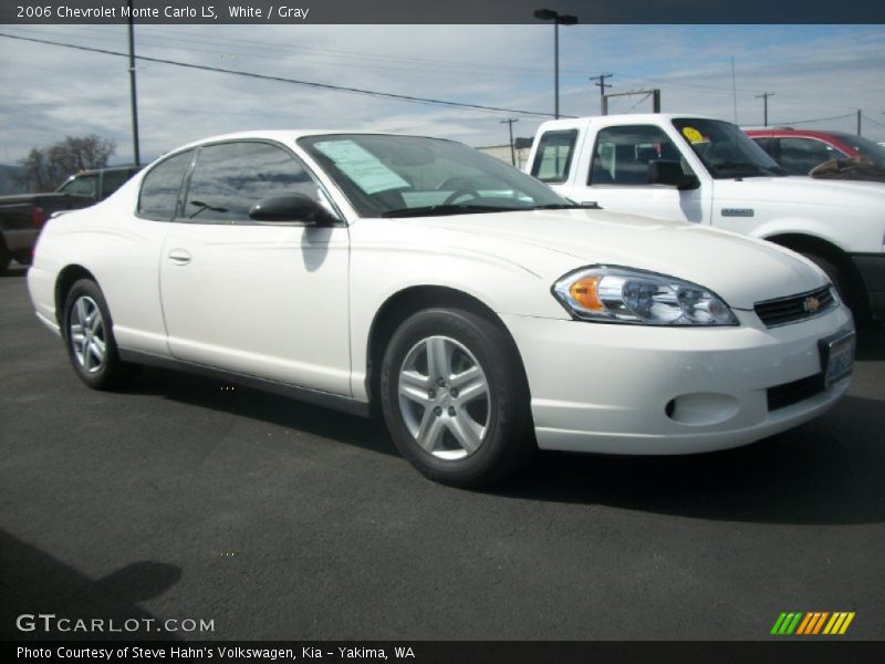 White / Gray 2006 Chevrolet Monte Carlo LS