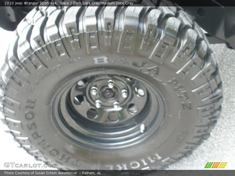 Black / Dark Slate Gray/Medium Slate Gray 2010 Jeep Wrangler Sport 4x4