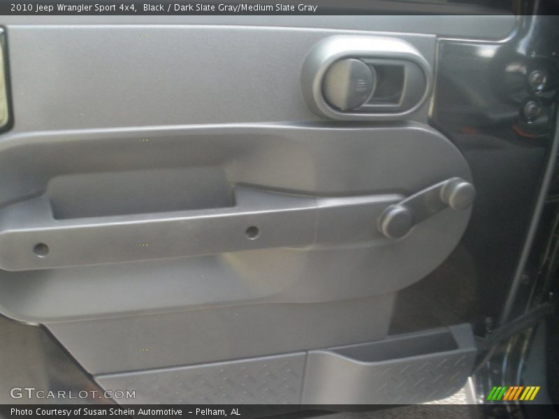 Black / Dark Slate Gray/Medium Slate Gray 2010 Jeep Wrangler Sport 4x4