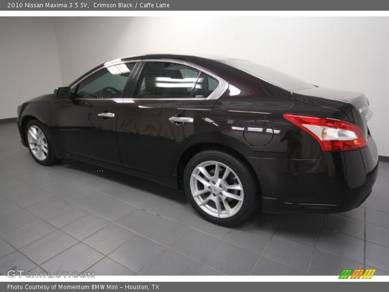 Crimson Black / Caffe Latte 2010 Nissan Maxima 3.5 SV
