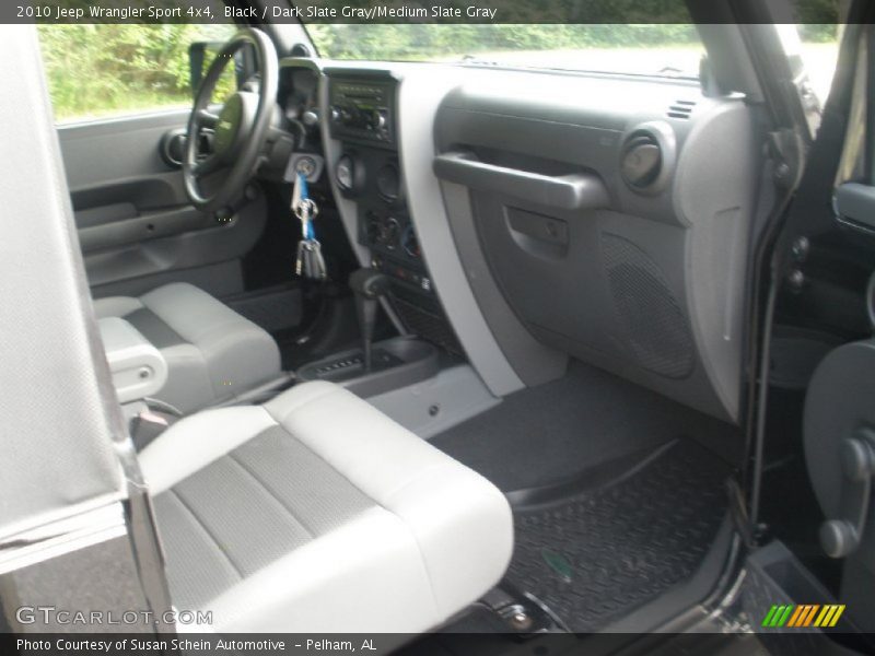 Black / Dark Slate Gray/Medium Slate Gray 2010 Jeep Wrangler Sport 4x4