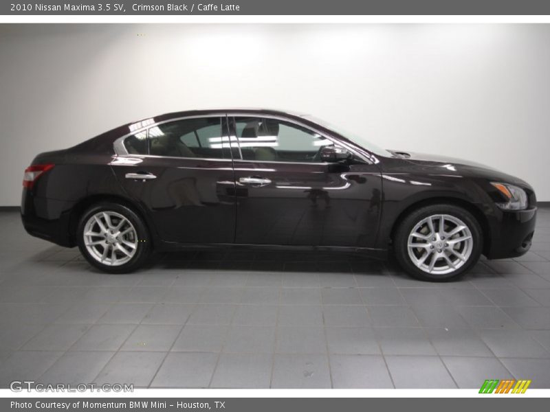 Crimson Black / Caffe Latte 2010 Nissan Maxima 3.5 SV