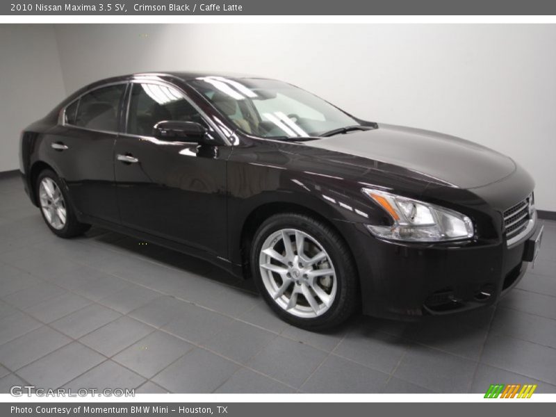 Crimson Black / Caffe Latte 2010 Nissan Maxima 3.5 SV