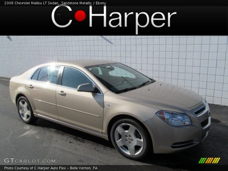 Sandstone Metallic / Ebony 2008 Chevrolet Malibu LT Sedan