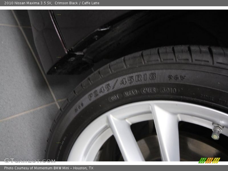 Crimson Black / Caffe Latte 2010 Nissan Maxima 3.5 SV