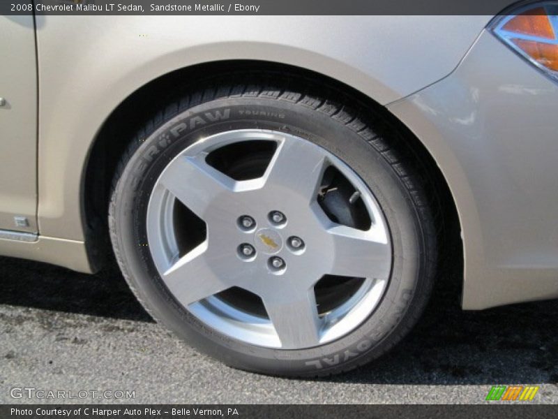 Sandstone Metallic / Ebony 2008 Chevrolet Malibu LT Sedan