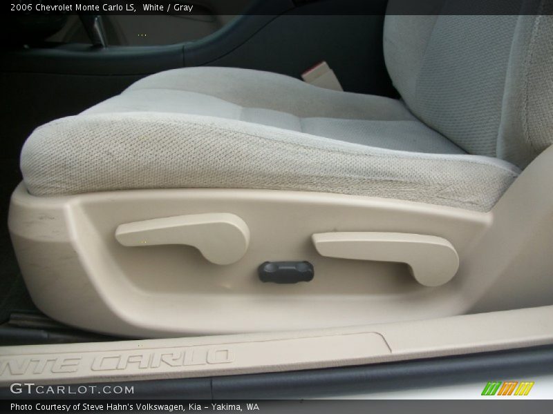 White / Gray 2006 Chevrolet Monte Carlo LS