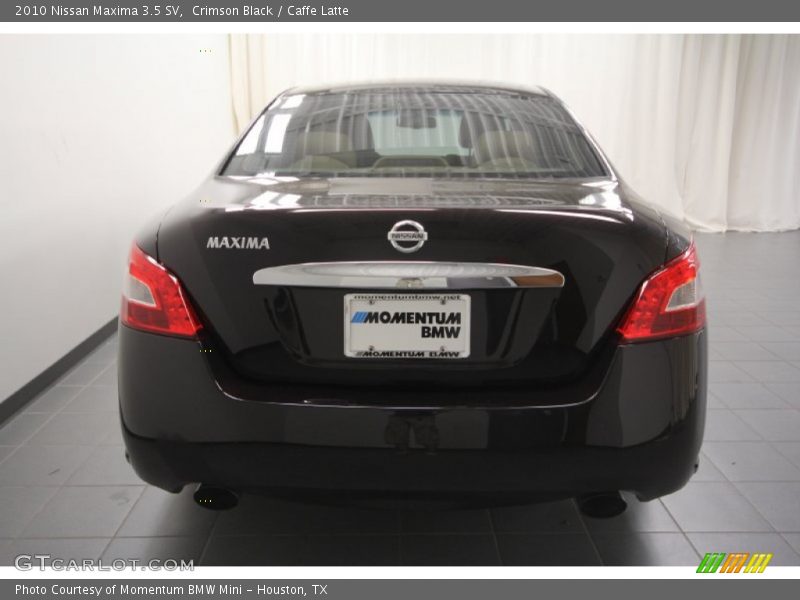 Crimson Black / Caffe Latte 2010 Nissan Maxima 3.5 SV