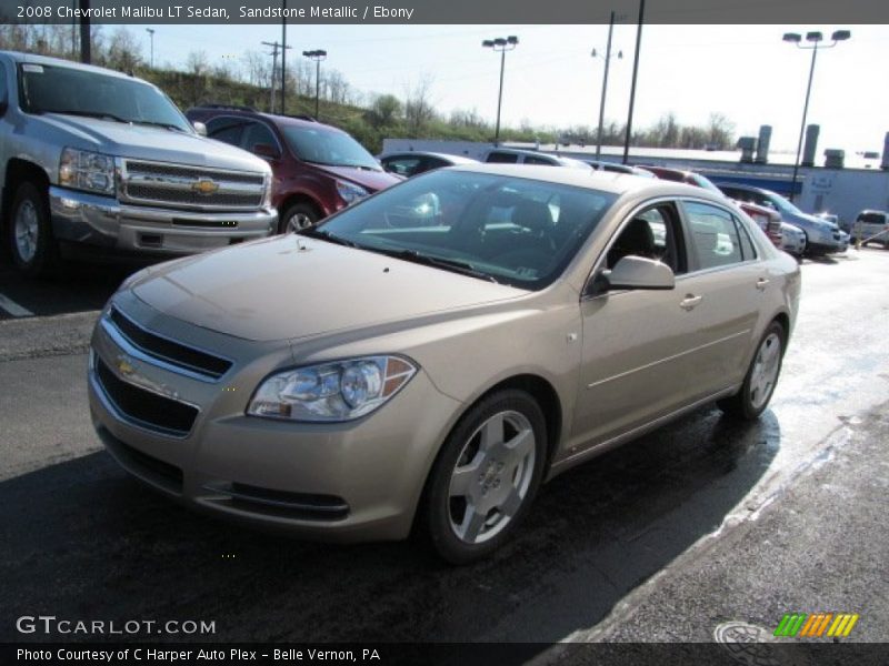 Sandstone Metallic / Ebony 2008 Chevrolet Malibu LT Sedan