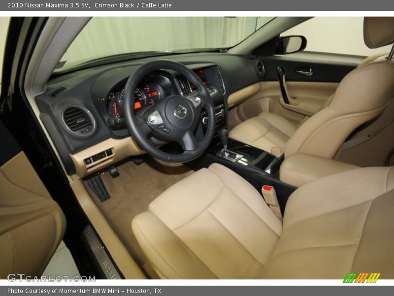 Crimson Black / Caffe Latte 2010 Nissan Maxima 3.5 SV
