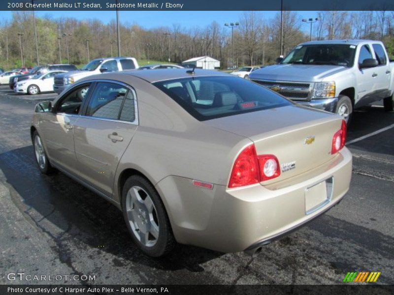 Sandstone Metallic / Ebony 2008 Chevrolet Malibu LT Sedan