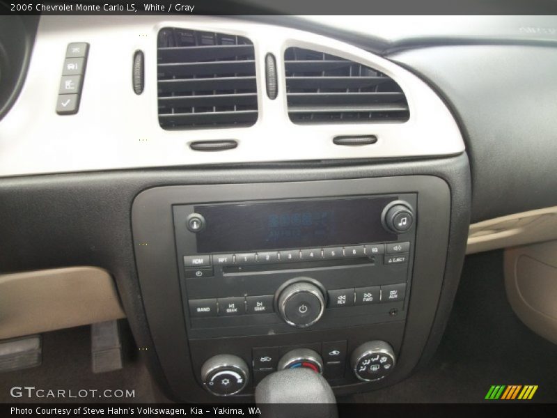 White / Gray 2006 Chevrolet Monte Carlo LS
