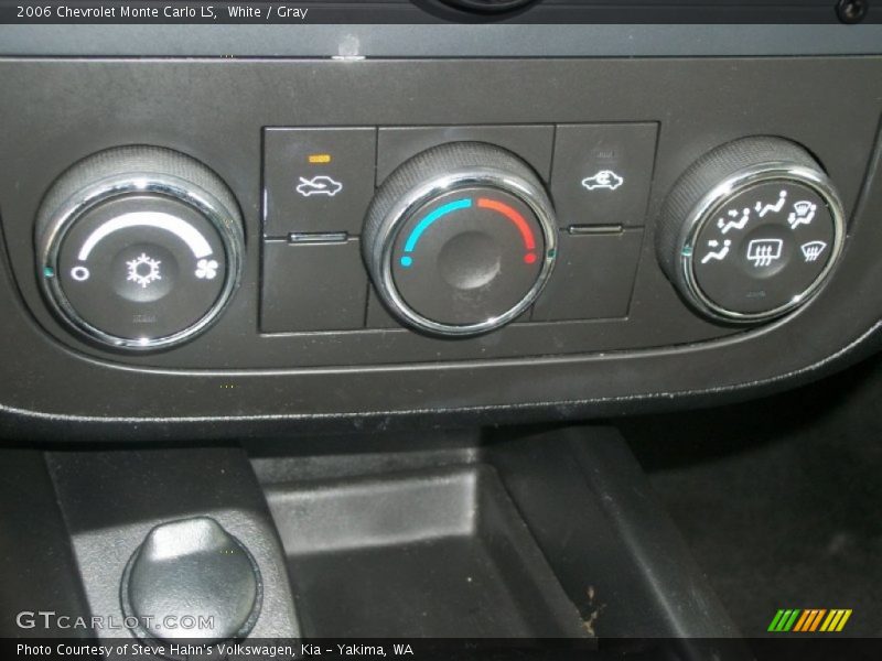 White / Gray 2006 Chevrolet Monte Carlo LS