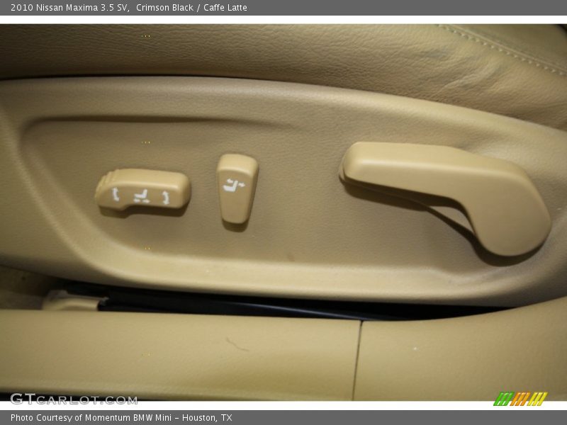 Crimson Black / Caffe Latte 2010 Nissan Maxima 3.5 SV