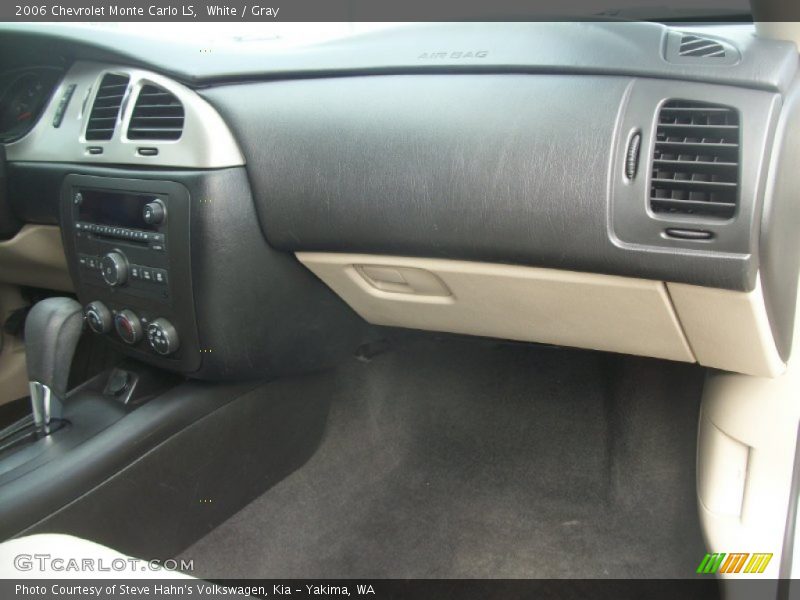 White / Gray 2006 Chevrolet Monte Carlo LS