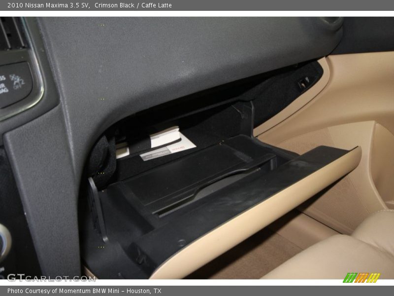 Crimson Black / Caffe Latte 2010 Nissan Maxima 3.5 SV