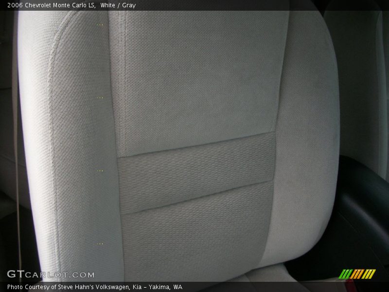 White / Gray 2006 Chevrolet Monte Carlo LS