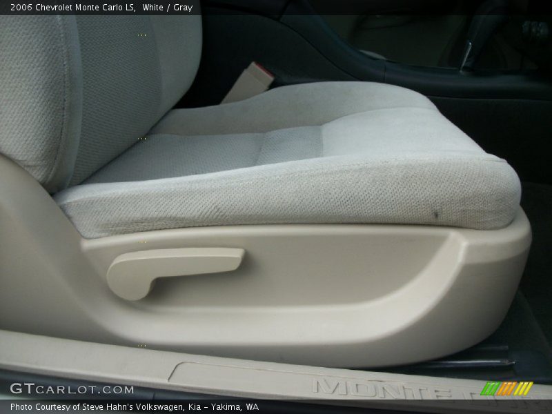 White / Gray 2006 Chevrolet Monte Carlo LS
