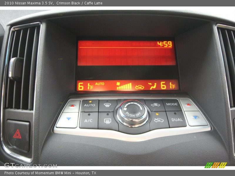 Crimson Black / Caffe Latte 2010 Nissan Maxima 3.5 SV
