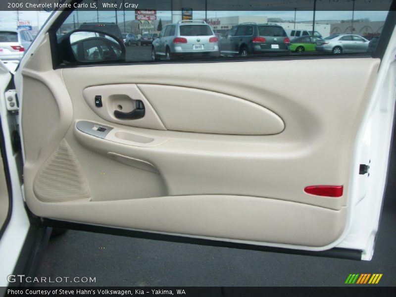 White / Gray 2006 Chevrolet Monte Carlo LS