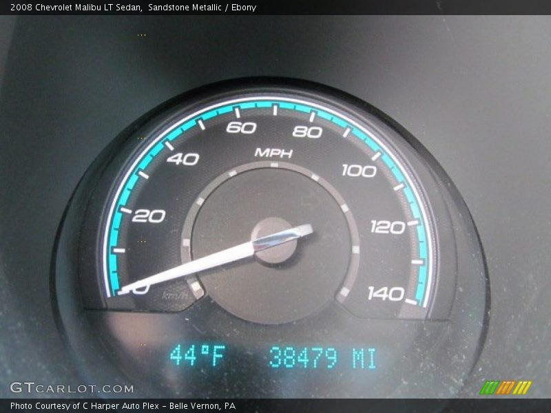 Sandstone Metallic / Ebony 2008 Chevrolet Malibu LT Sedan