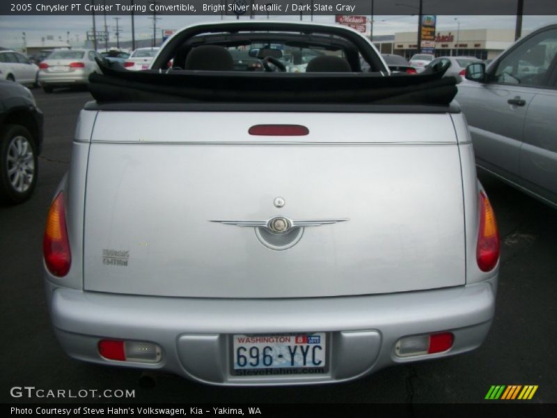 Bright Silver Metallic / Dark Slate Gray 2005 Chrysler PT Cruiser Touring Convertible