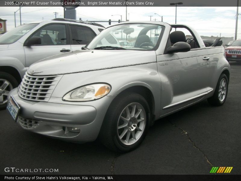 Bright Silver Metallic / Dark Slate Gray 2005 Chrysler PT Cruiser Touring Convertible
