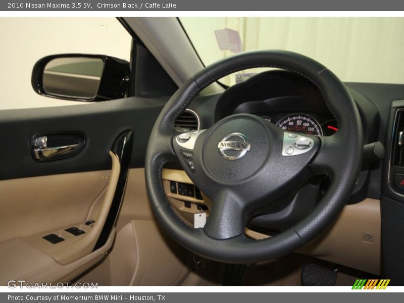 Crimson Black / Caffe Latte 2010 Nissan Maxima 3.5 SV