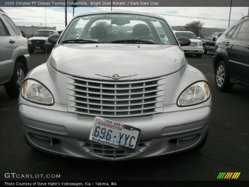 Bright Silver Metallic / Dark Slate Gray 2005 Chrysler PT Cruiser Touring Convertible