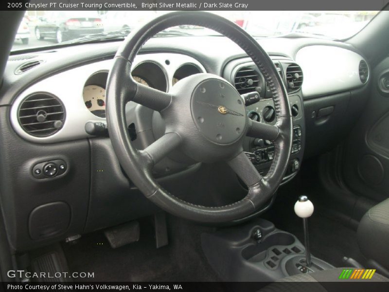 Bright Silver Metallic / Dark Slate Gray 2005 Chrysler PT Cruiser Touring Convertible