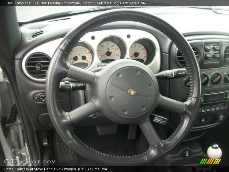 Bright Silver Metallic / Dark Slate Gray 2005 Chrysler PT Cruiser Touring Convertible