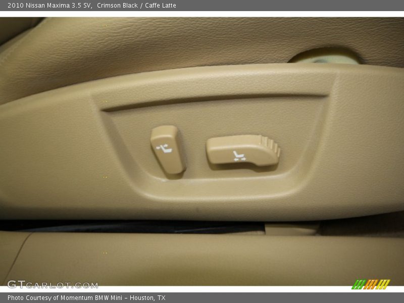 Crimson Black / Caffe Latte 2010 Nissan Maxima 3.5 SV