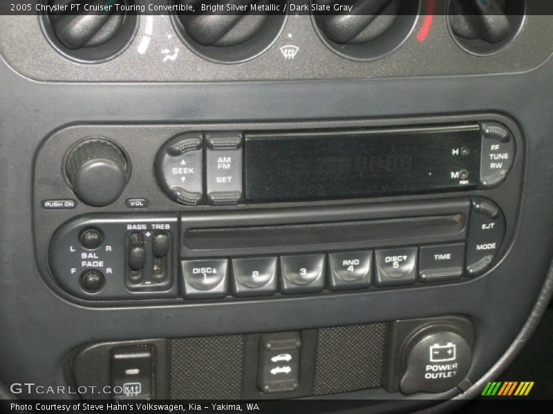 Bright Silver Metallic / Dark Slate Gray 2005 Chrysler PT Cruiser Touring Convertible