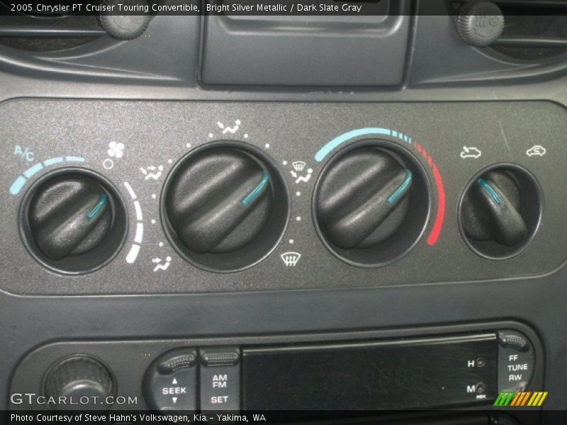 Bright Silver Metallic / Dark Slate Gray 2005 Chrysler PT Cruiser Touring Convertible