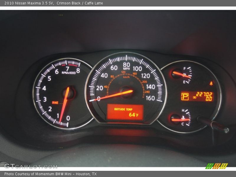 Crimson Black / Caffe Latte 2010 Nissan Maxima 3.5 SV