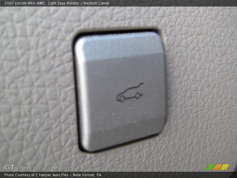 Light Sage Metallic / Medium Camel 2007 Lincoln MKX AWD