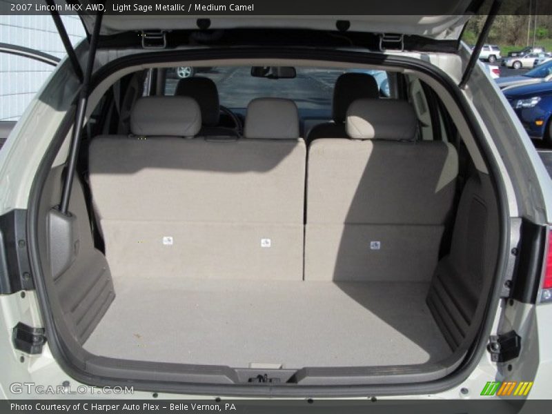 Light Sage Metallic / Medium Camel 2007 Lincoln MKX AWD