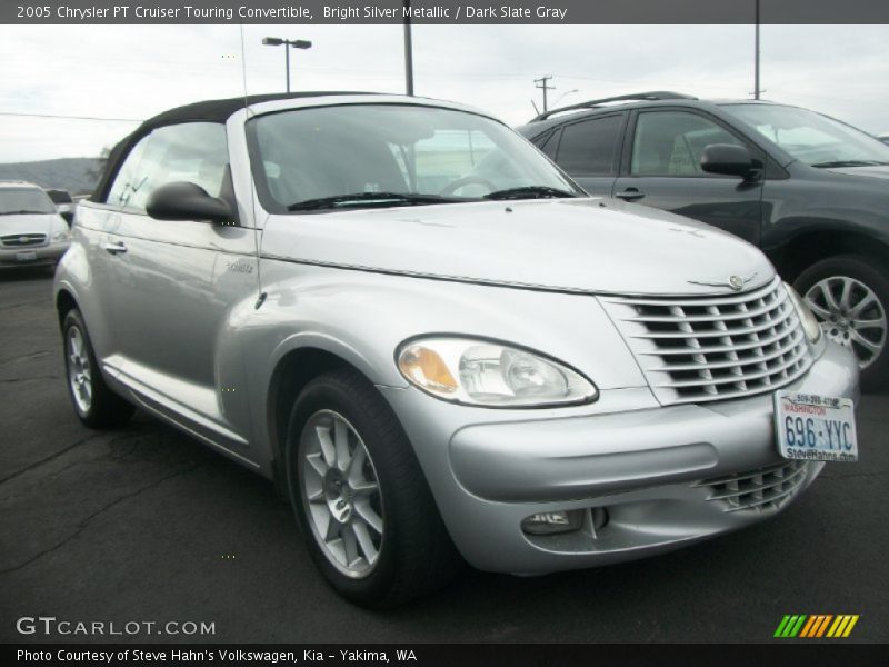 Bright Silver Metallic / Dark Slate Gray 2005 Chrysler PT Cruiser Touring Convertible