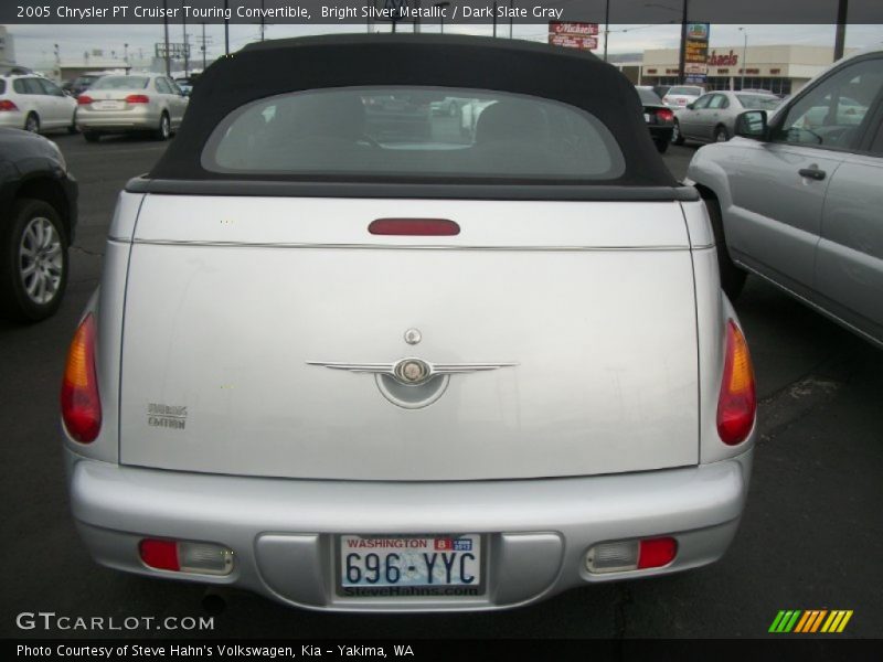 Bright Silver Metallic / Dark Slate Gray 2005 Chrysler PT Cruiser Touring Convertible