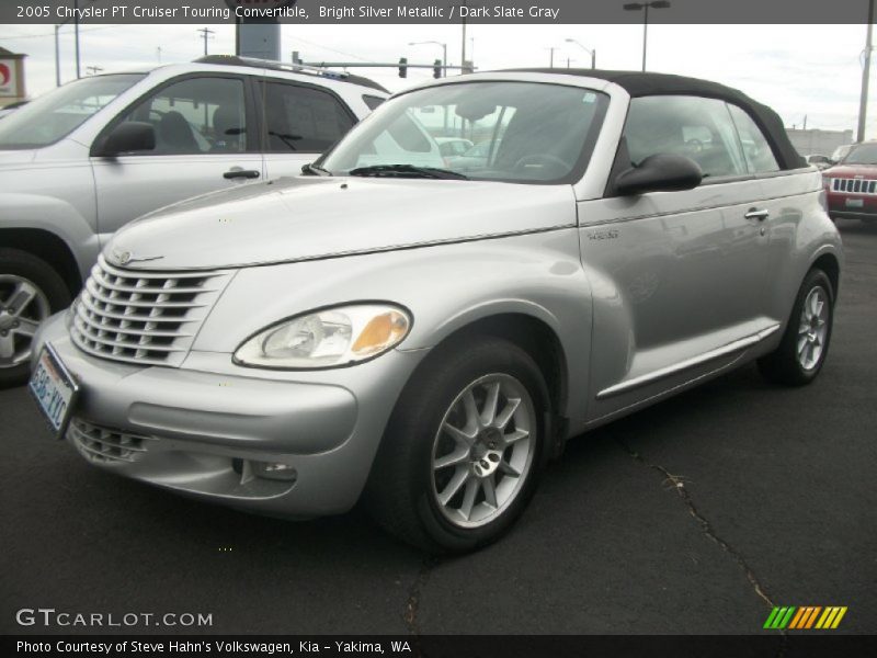 Bright Silver Metallic / Dark Slate Gray 2005 Chrysler PT Cruiser Touring Convertible