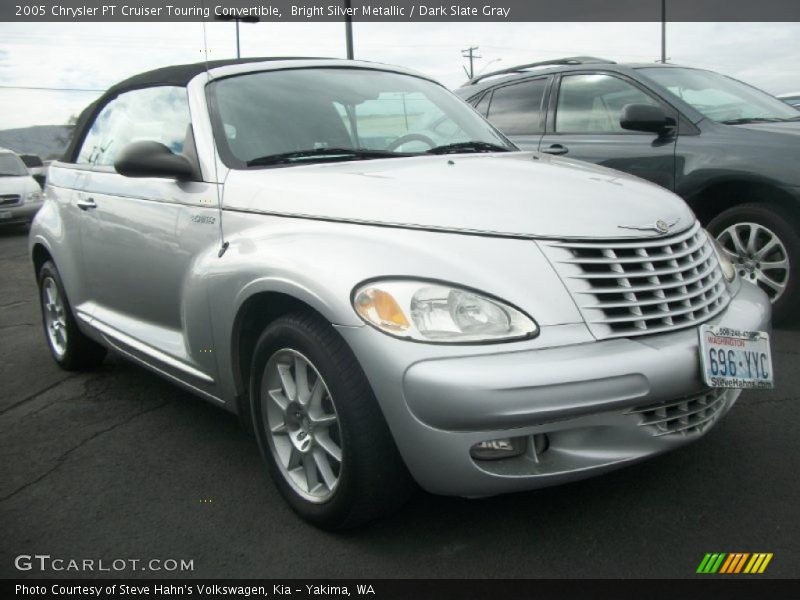 Bright Silver Metallic / Dark Slate Gray 2005 Chrysler PT Cruiser Touring Convertible