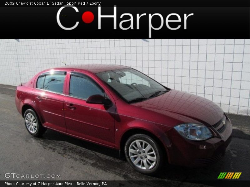 Sport Red / Ebony 2009 Chevrolet Cobalt LT Sedan