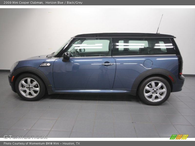 Horizon Blue / Black/Grey 2009 Mini Cooper Clubman