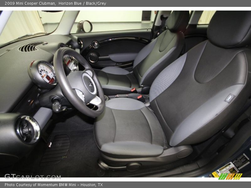 Horizon Blue / Black/Grey 2009 Mini Cooper Clubman